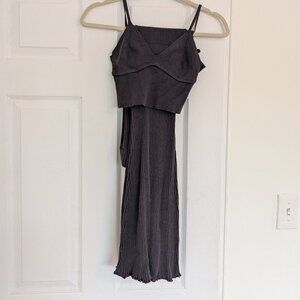 Charcoal Grey Garage Knit Set